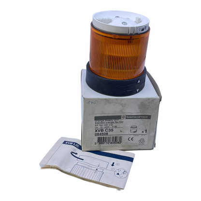 Telemecanique XVBC35 signal light orange 084508 12…230V 15d-10W