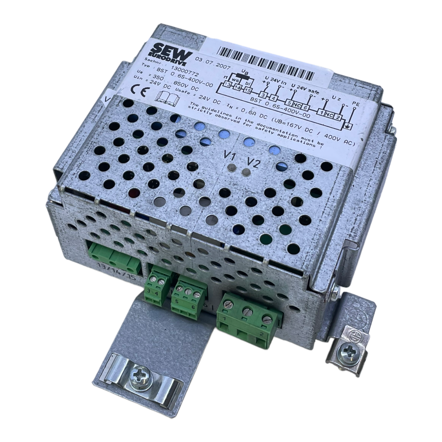 SEW BST0.6S-400V-00 brake module for industrial use 24V DC 0.6A brake module