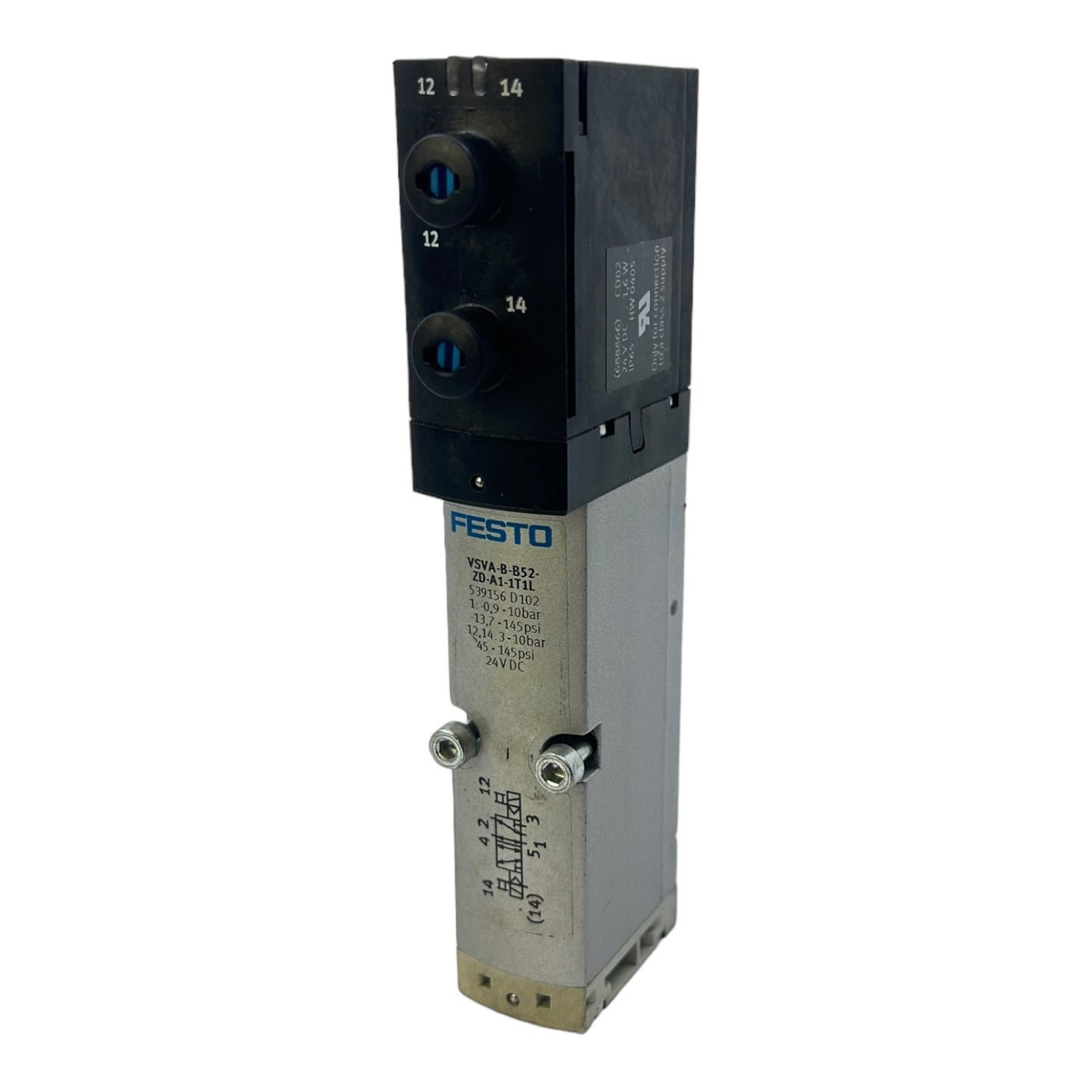 Festo VSVA-B-B52-ZD-A1-1T1L solenoid valve 539156 for industrial use 24V DC