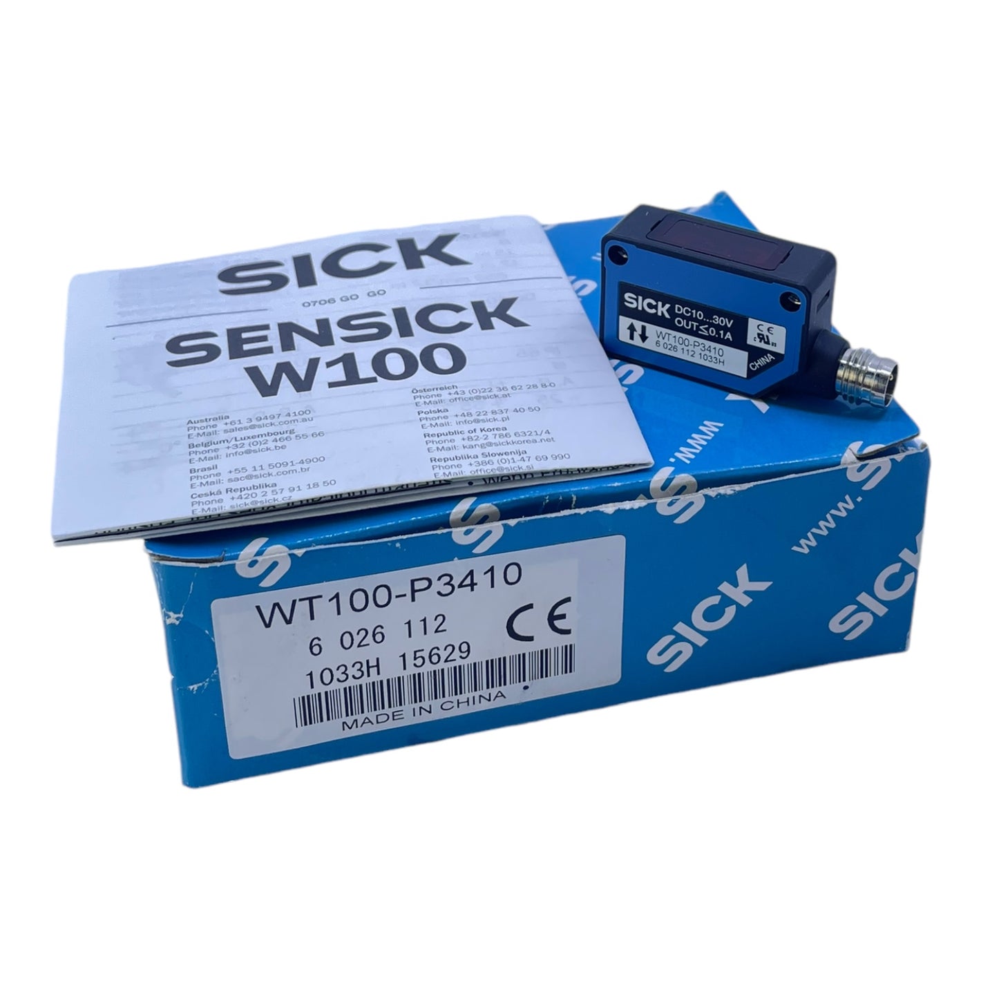 Sick WT100-P3410 Näherungssensor 6026112 Sensor für industriellen Einsatz Sick W