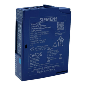 Siemens 7MH4138-6AA00-0BA0 weighing electronics 24V DC weighing electronics 5V DC