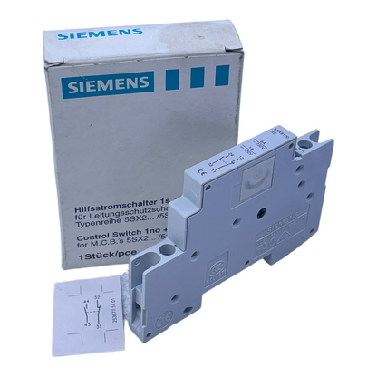 Siemens 5SX9100 auxiliary current switch 220V industrial power switch
