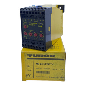 Turck MS25-UI/24VDC Drehzahlwächter für industriellen Einsatz 0508207 MS25-UI/24