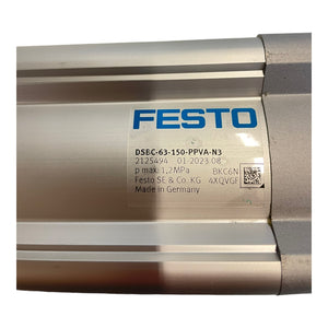 Festo DSBC-63-150-PPVA-N3 Normzylinder 2125494 für industriellen Einsatz