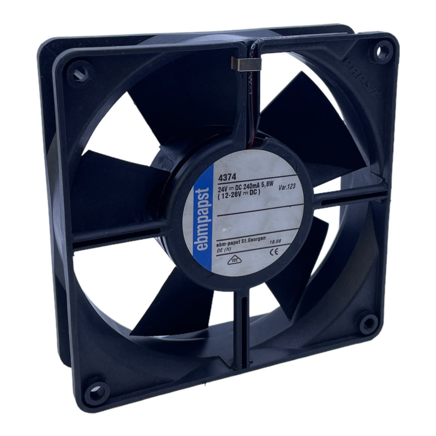 EBM Pope 4374 axial fan 24V DC 240mA 5.8W