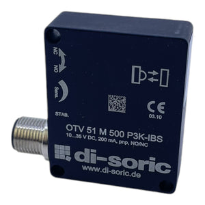 Di-soric OTV51M500P3K-IBS Reflexionslichttaster für industriellen Einsatz Sensor