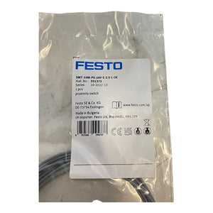 Festo SMT-10M-PS-24V-E-2,5-L-OE Näherungsschalter für Industrie Einsatz 551373 F