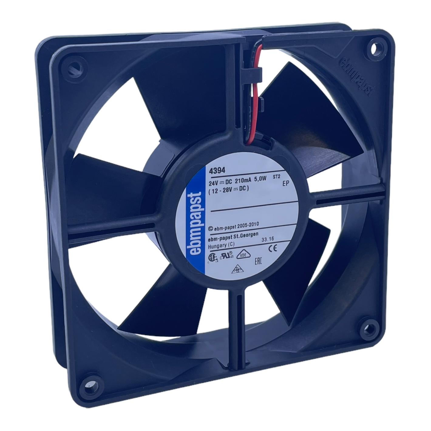 EBM Pope 4394 radial fan 24V DC 210mA 5.0W