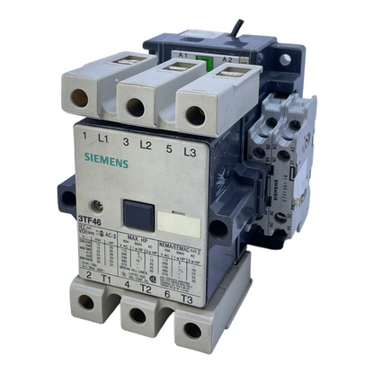 Siemens 3TF46-51/0 power contactor 24V for industrial use Power contactor