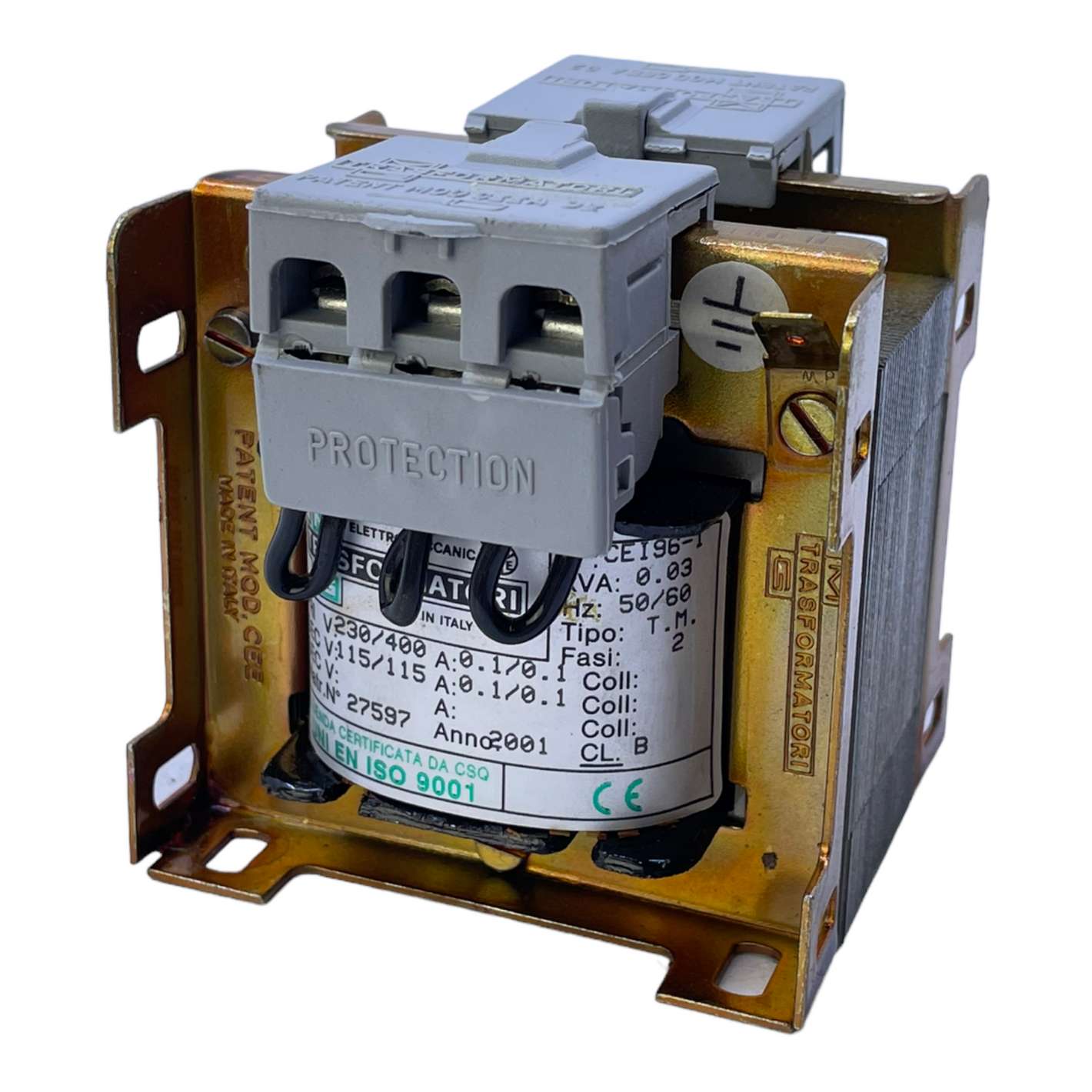 Transformatori CEI96-1 Transformer for industrial use 230-400V 50/60Hz