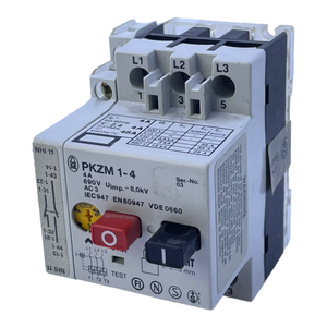 Klöckner-Moeller PKZM 1-4 motor protection switch 4A 8.0kV 50/60Hz