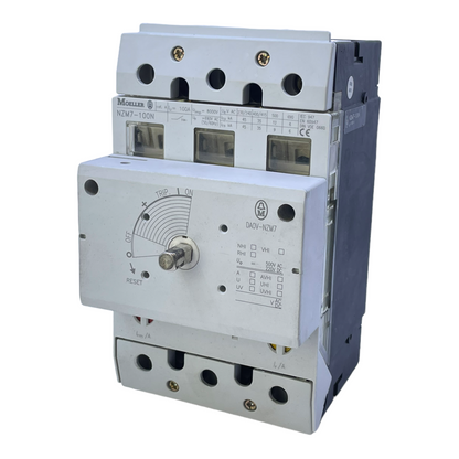 Moeller NZM7-100N load-disconnector circuit breaker for industrial use