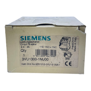 Siemens 3VU1300-1MJ00 Motorschutzschalter für industriellen Einsatz 3VU1300-1MJ0