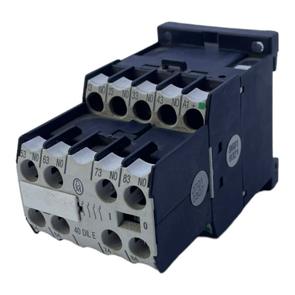 Moeller DILER-40-G + 40DILE power contactor 24V DC for industrial use