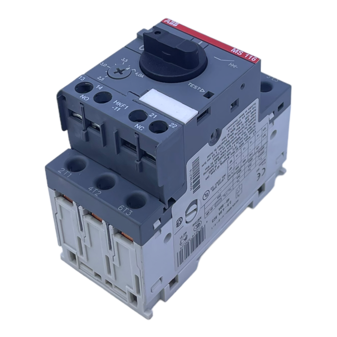 ABB MS116 Motor protection switch 2.5-4.0A 40-60A 