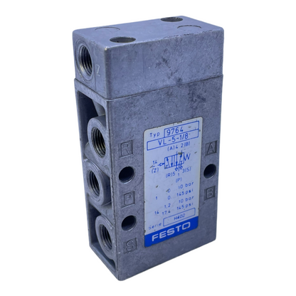 Festo VL-5-1/8 pneumatic valve 9764 0...10bar 1.2...10bar Festo pneumatic valve 