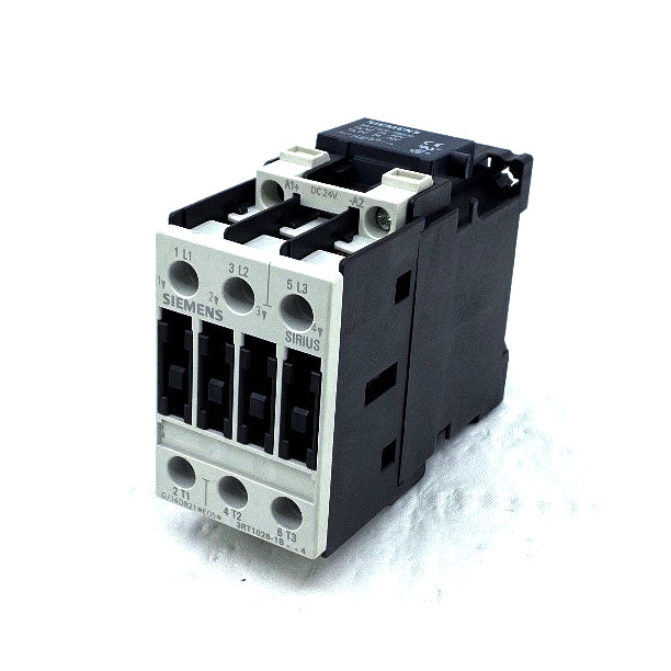 Siemens 3RT1026-1BB44 power contactor AC-3 25 A, 11 kW / 400 V DC 24 V 