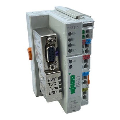 Wago 750-333 PROFIBUS G2 12MBd PLC fieldbus coupler 