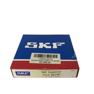 SKF 7211 BECBP 55x100x21mm angular contact ball bearing