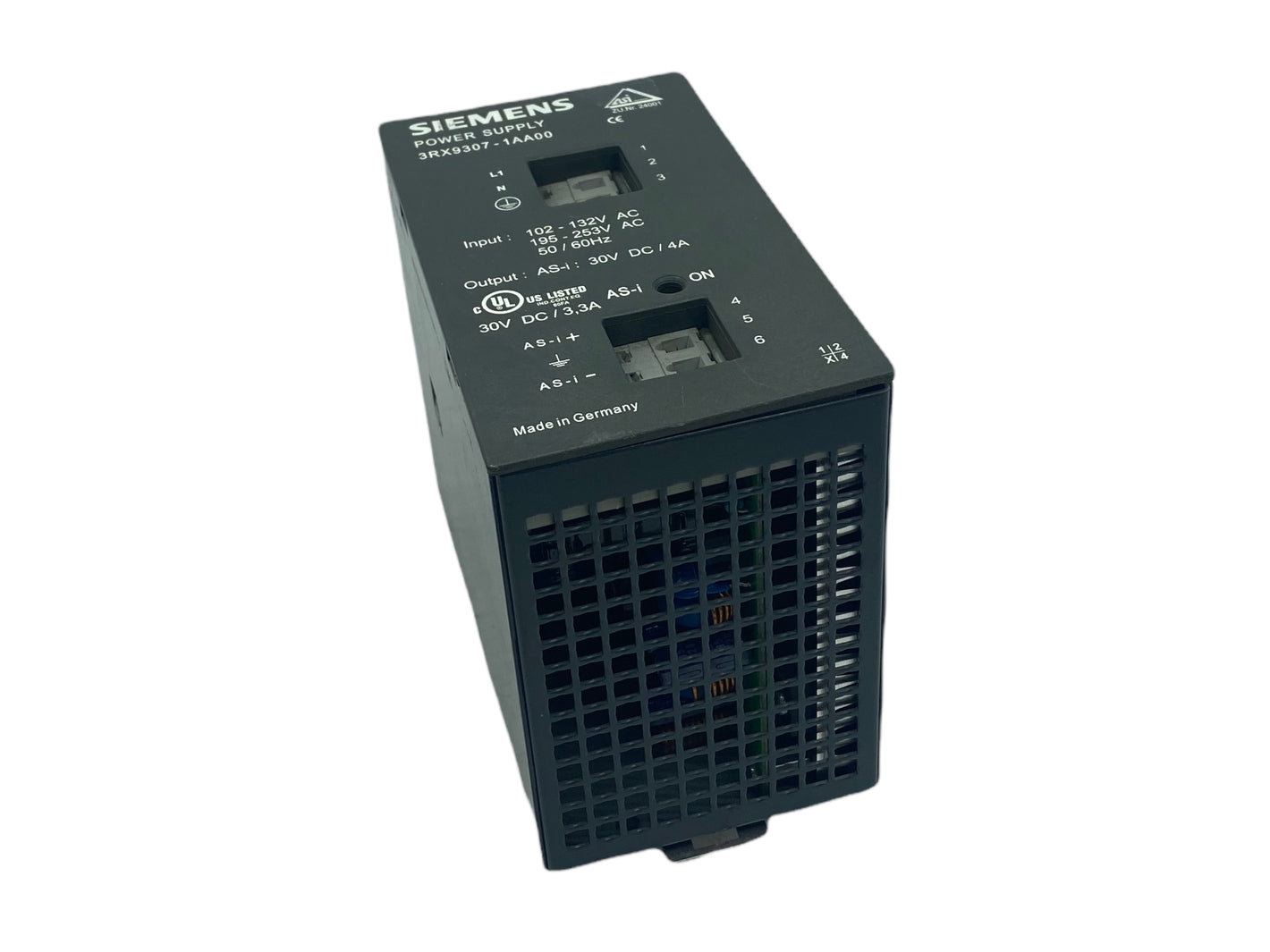 Siemens 3RX9307-1AA00 power supply DC 30V 4A AC 115V/230V switchable 