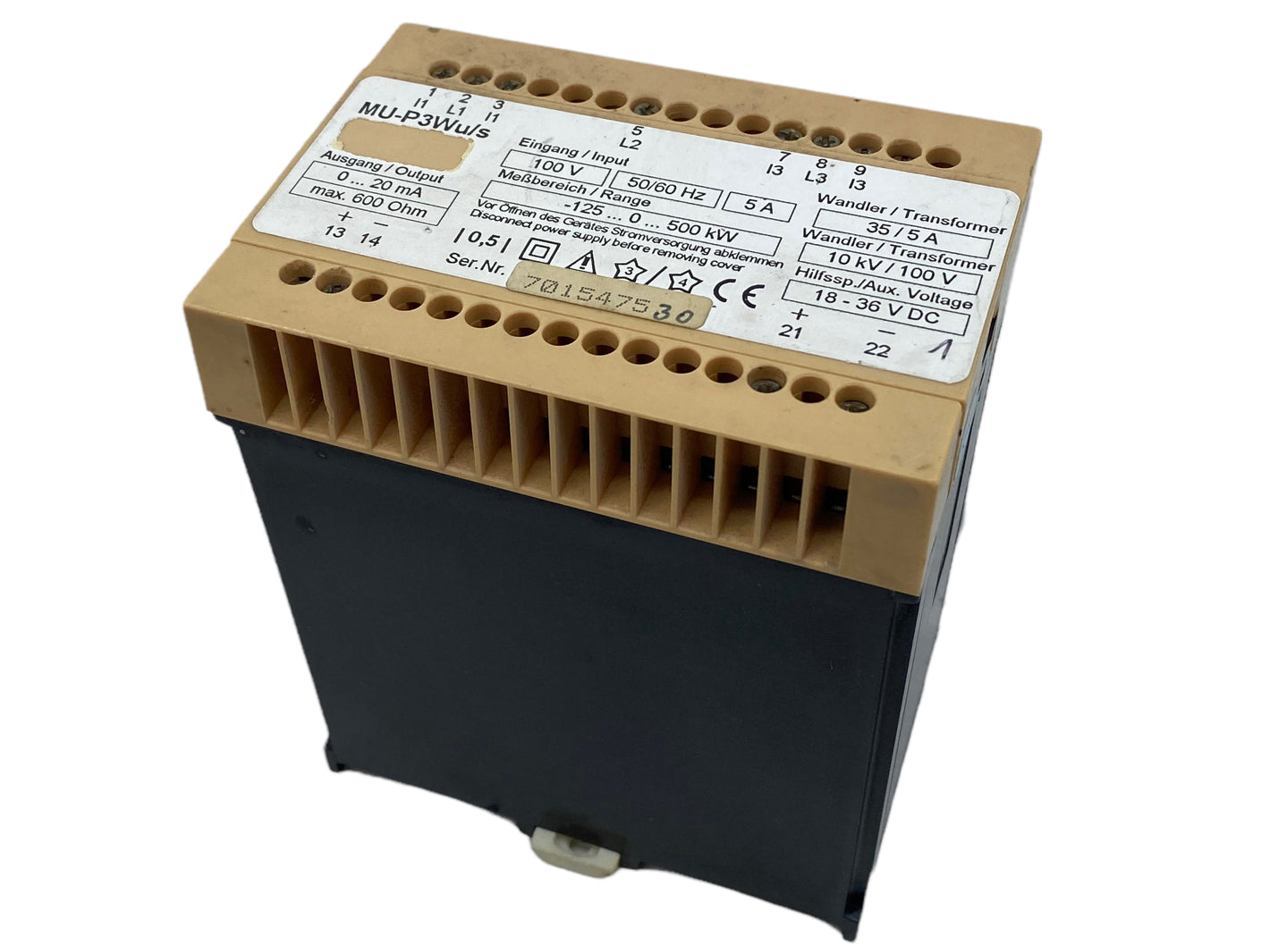 GMW MU-P3Wu/s converter/transformer -125...0...500kW 