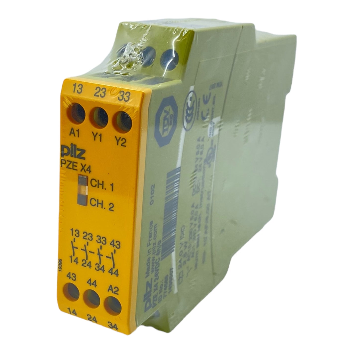 Pilz PZE X4 24VDC 4/n 774585 safety relay 4 safety contacts 1-channel 24V 
