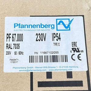 Pfannenberg PF 67000 230V 54 7035 control cabinet fan 230 V/AC 140 W 