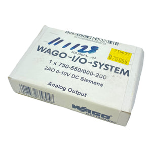 Wago 750-550/000-200 2-channel analog output DC 0 ... 10 V 