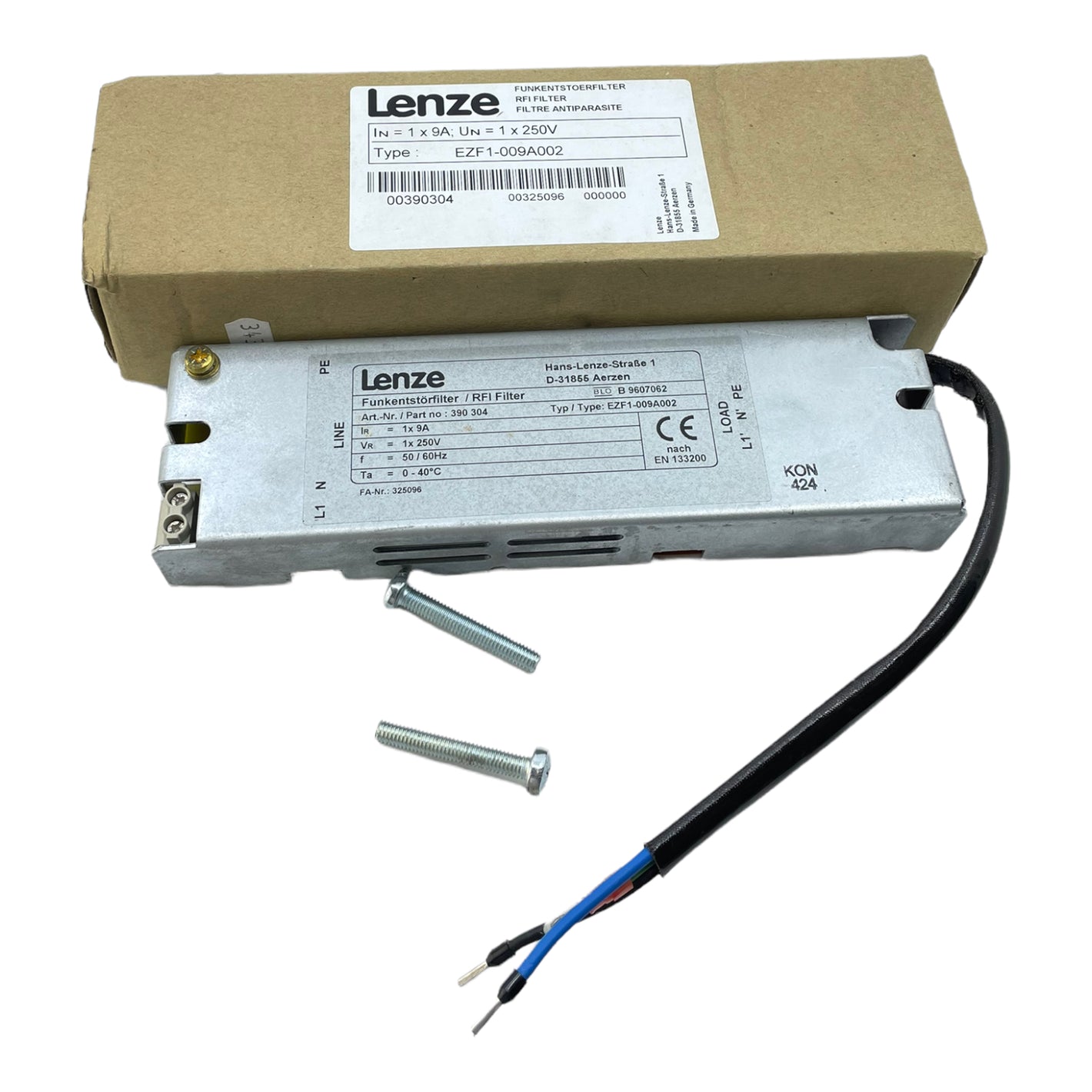 Lenze EZF1-009A002 radio interference filter RFI filter 