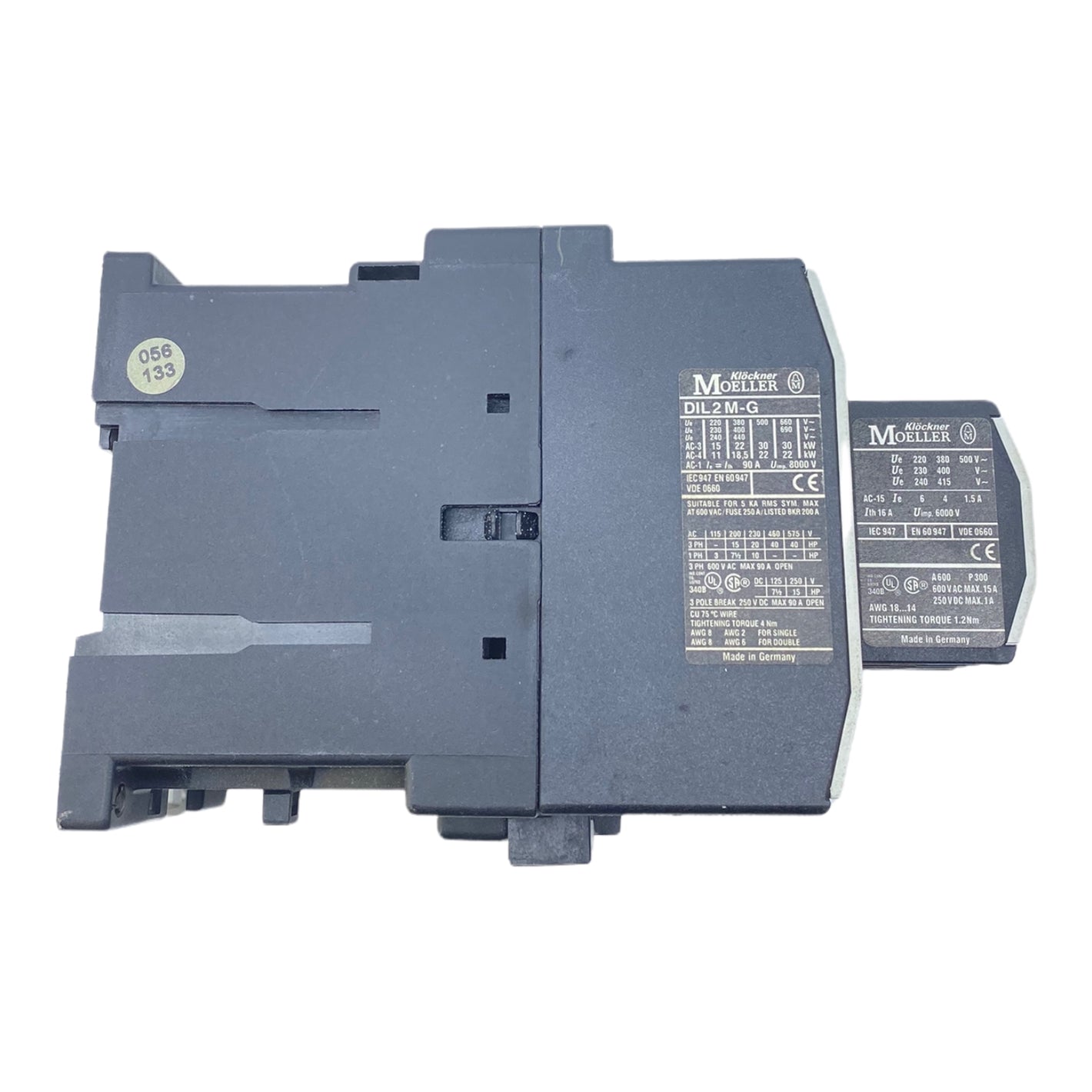 Moeller DIL2M-G power contactor relay 380V AC-3 22Kw 