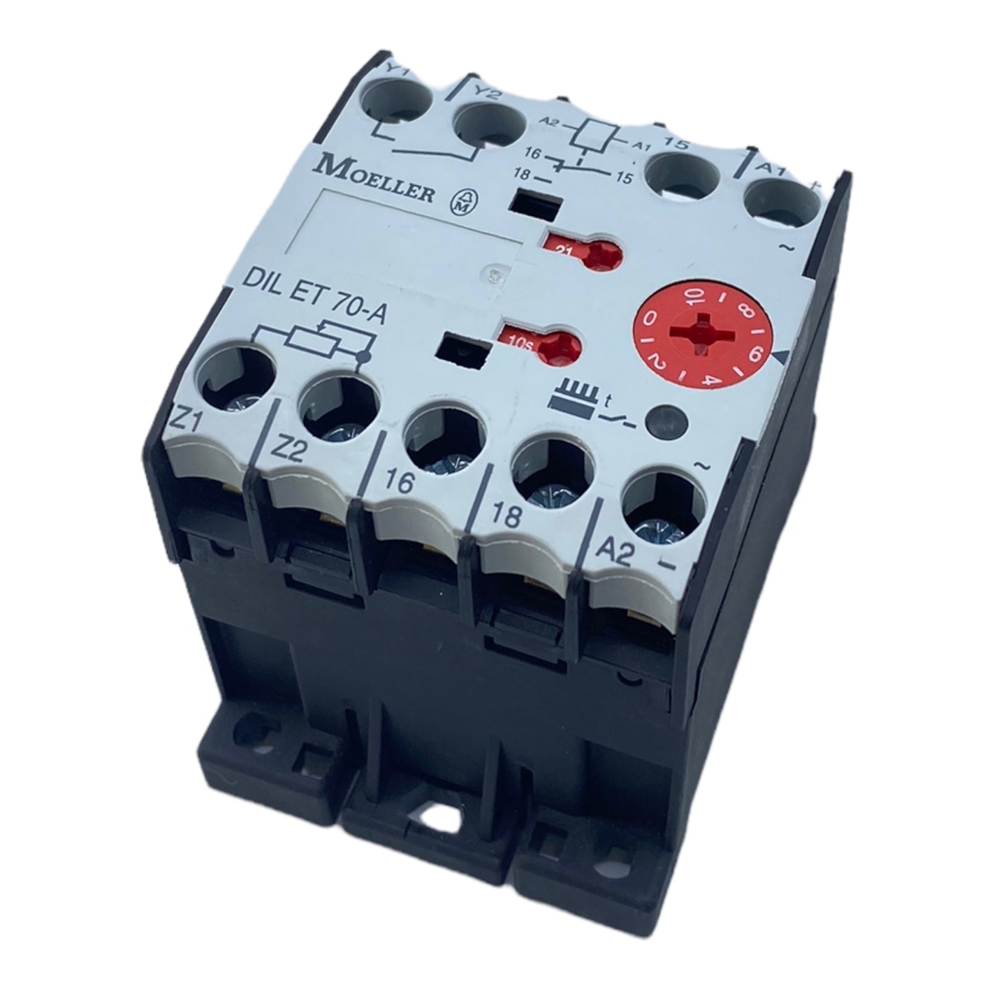 Moeller DILET70-A time relay 24 → 240V ac/dc 1-pole changeover contact 