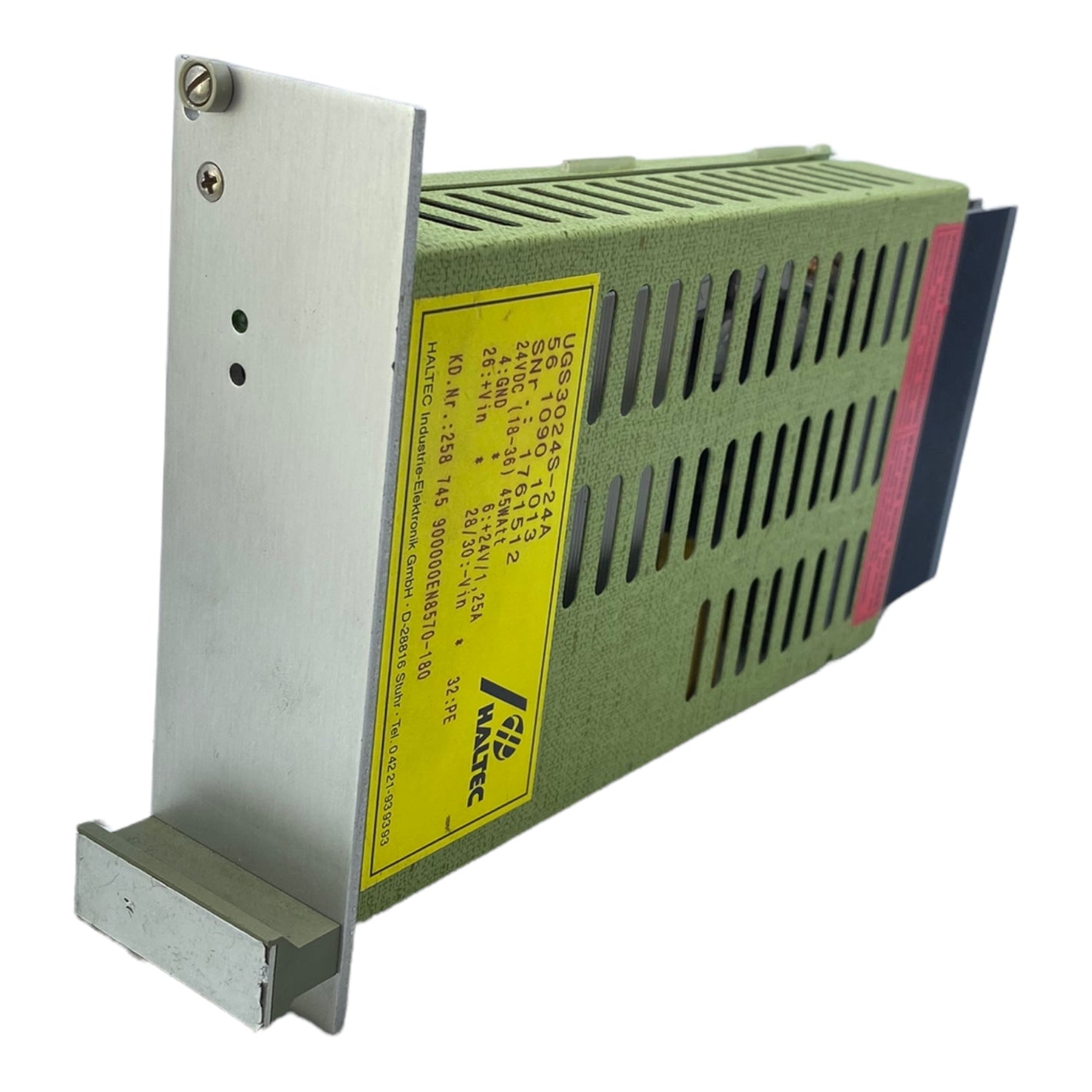 Haltec UGS3024S-24A power supply 24VDC / 45W 