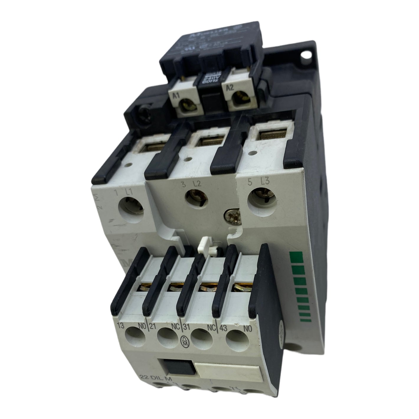 Moeller DIL2M power contactor 22KW coil 230/240VAC 43A 