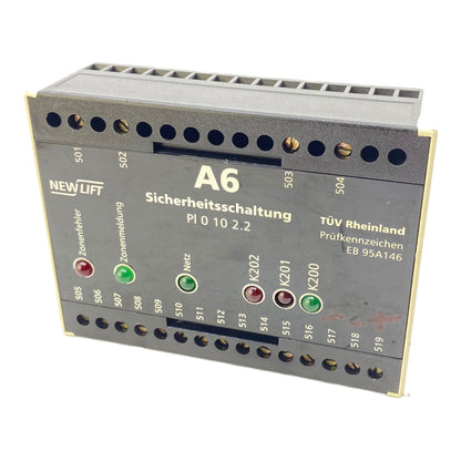 Newlift A6 safety circuit PL0102.2 