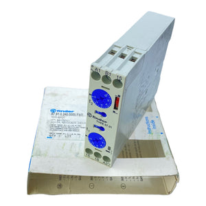 Finder 87.91.0.240.0000 time relay DIN rail 12 → 240V ac/dc 1-pole 