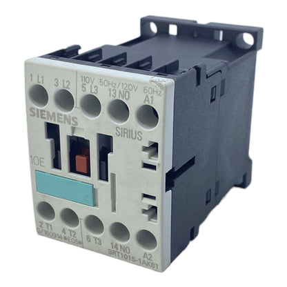 Siemens 3RT1015-1AK61 power contactor 690 V 50/60 Hz 18 A 