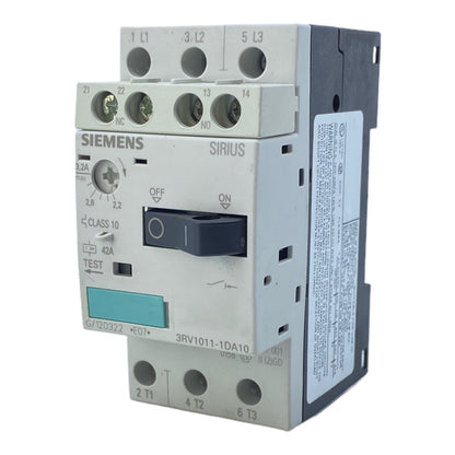 Siemens 3RV1011-1DA10 motor protection switch 2.2 → 3.2 A Sirius Innovation 3RV1 