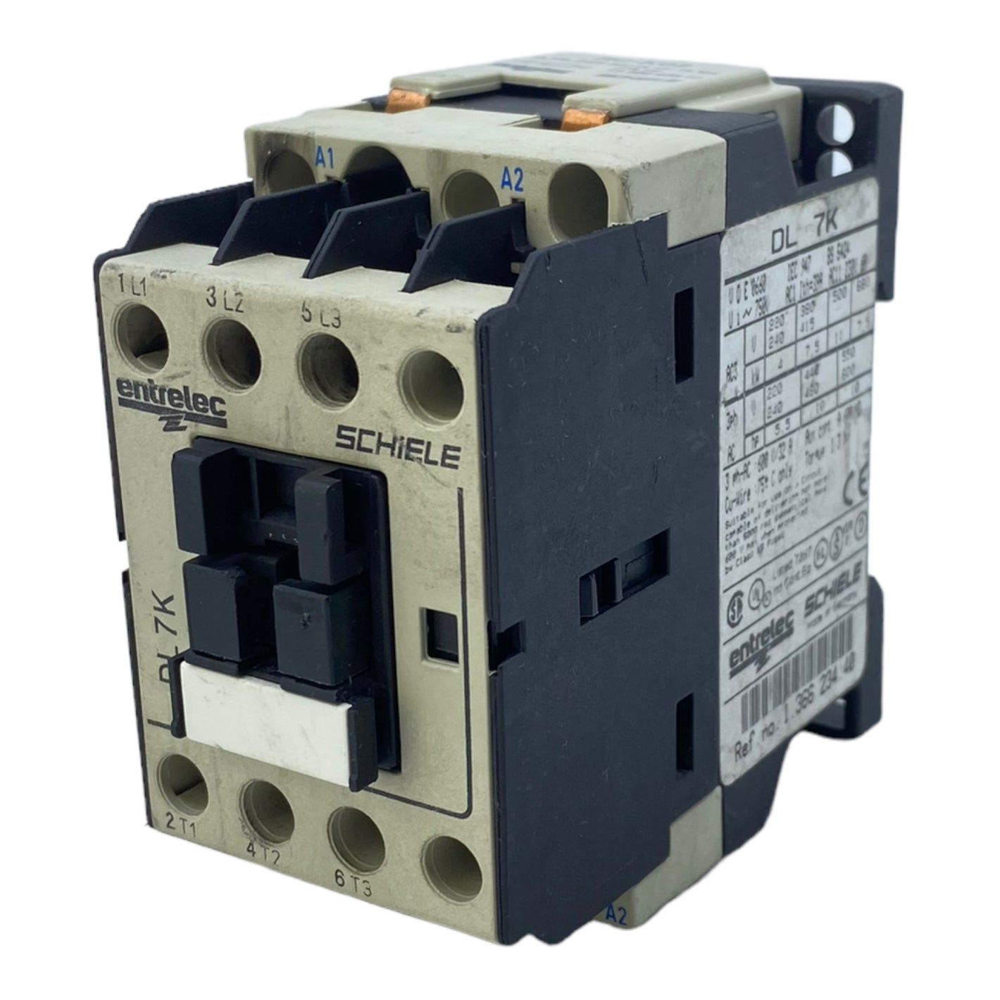 Entrelec Schiele DL7K power contactor 220V 