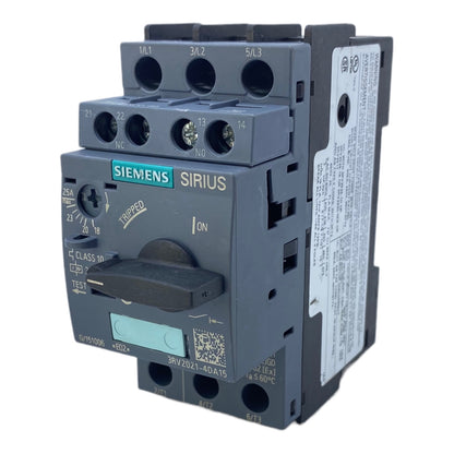 Siemens 3RV2021-4DA15 motor protection switch, 20 → 25 A SIRIUS 