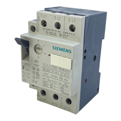 Siemens 3VU1300-1MM00 circuit breaker 50/60Hz 415V 