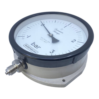 Budenberg 316S.S. Pressure gauge -1...3 bar 