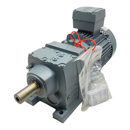 SEW R47DT90L4/IS gear motor 1.5kW 220-240V 50Hz / 240-266V 60Hz 