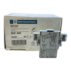 Telemecanique GV2AN11 Auxiliary Switch 230V 3.5A / 400V 2A / 500V 1A PU: 10 pieces 