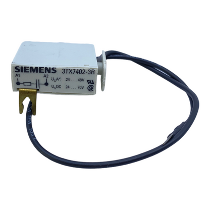 Siemens 3TX7402-3R overvoltage limiter RC element 24...48V AC 24...70V DC 