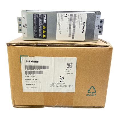 Siemens 6SL3203-0BE15-0VA0 line filter 200-480V 3-phase AC 5A 50/60Hz 