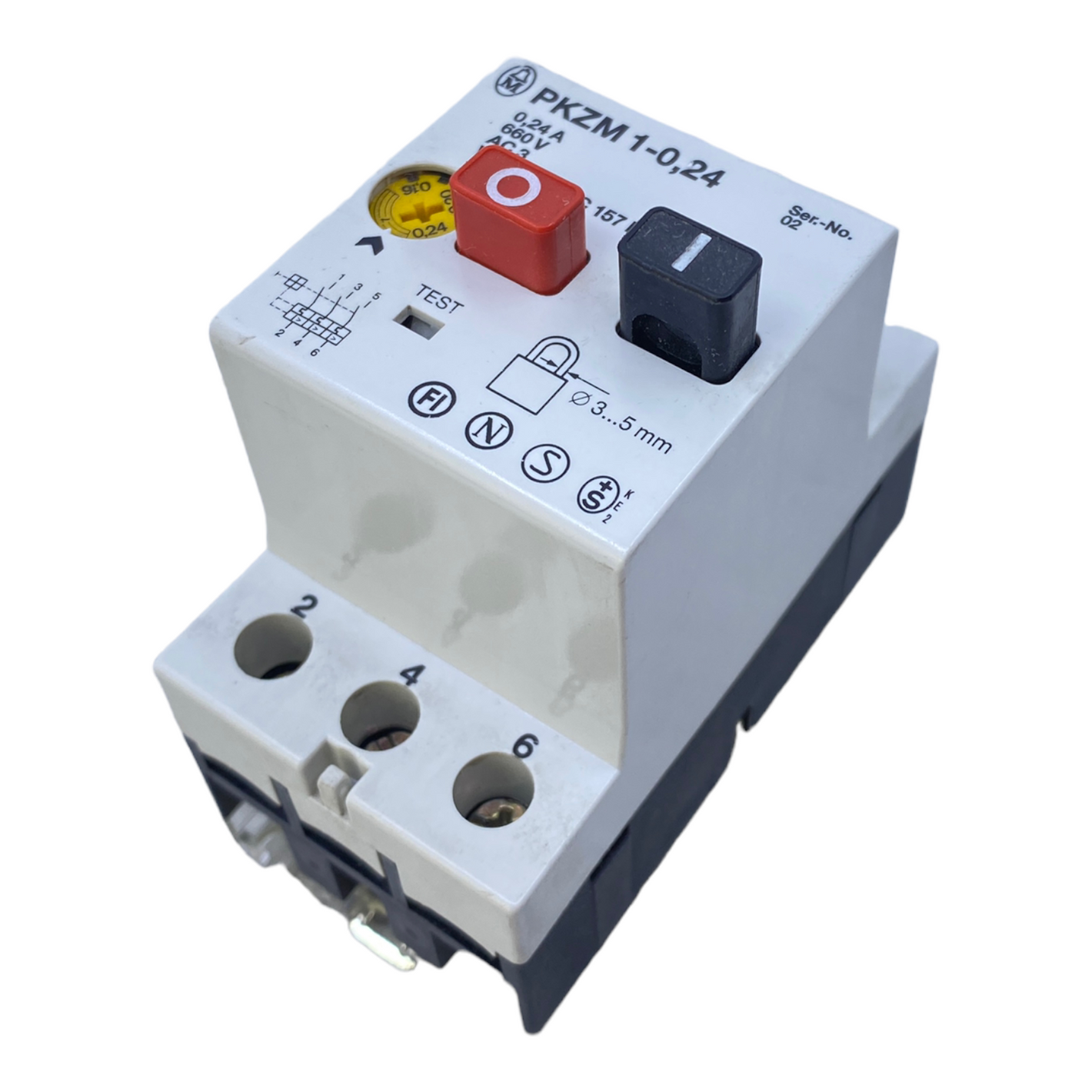 Klöckner Moeller PKZM1-0.24 motor protection switch 