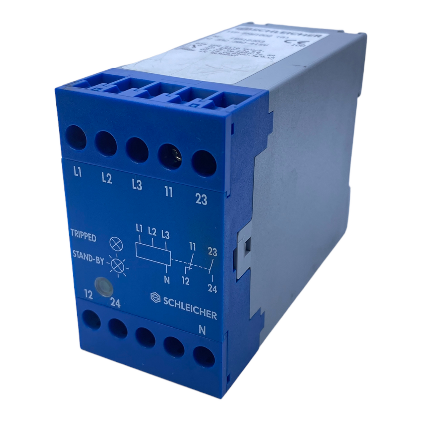 Schleicher SNW1002 emergency stop relay 18912303 ЗАС 380-415V 