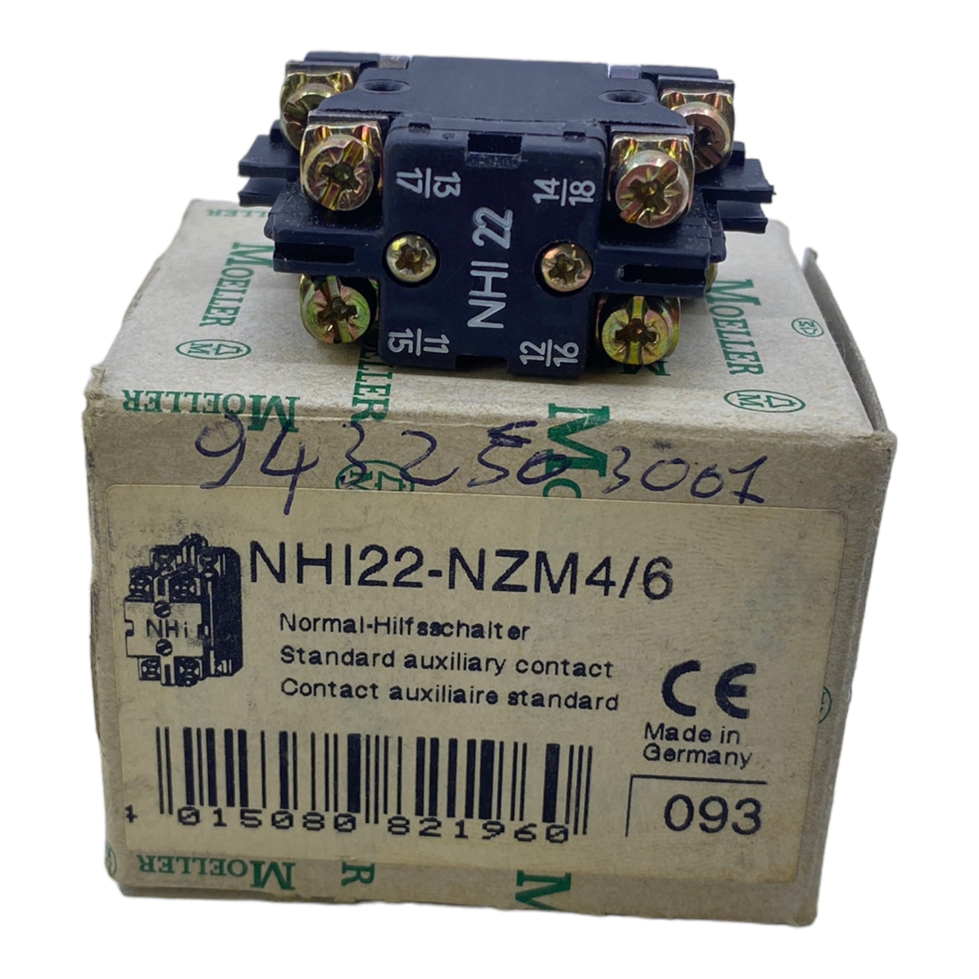 Moeller NHI22-NZM4/6 auxiliary switch