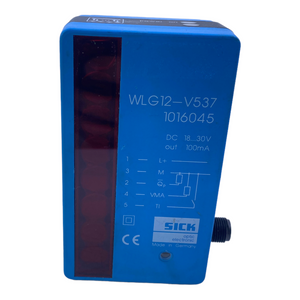 Sick WLG12-V537 Reflection light barrier 1016045 18…30V DC 100mA 