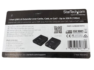 Startech USB2001EXT2 1 Port 2.0 Extender Cat5Cat6Cat7 